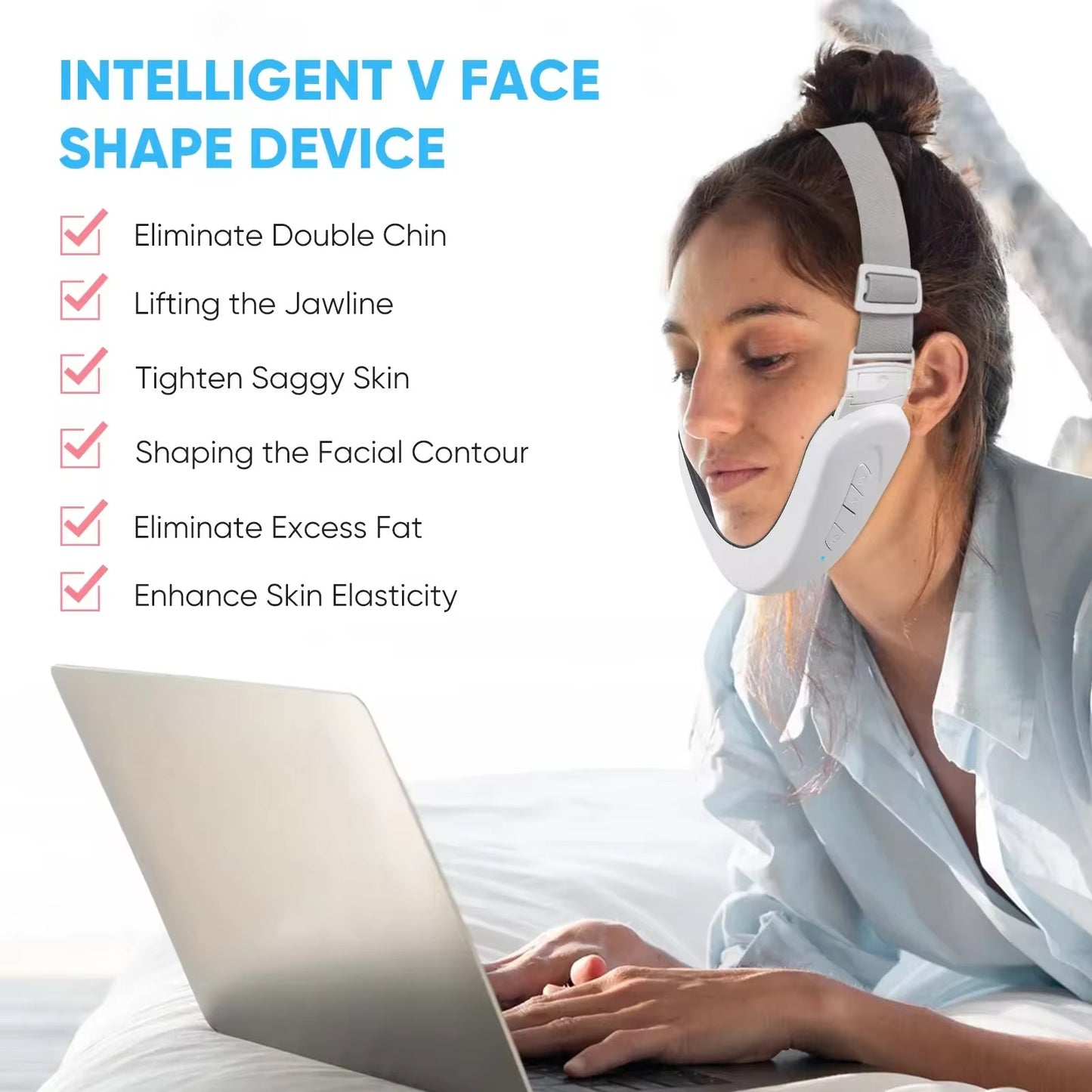 V-shaped Slimming Face Device Uses High-frequency Vibration to Tighten the Contour and Eliminate Double Chins