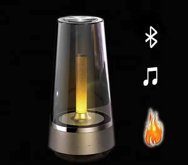 Rechargeable Led Desk Lamp Office Table Lights With Bluetooth Speaker.