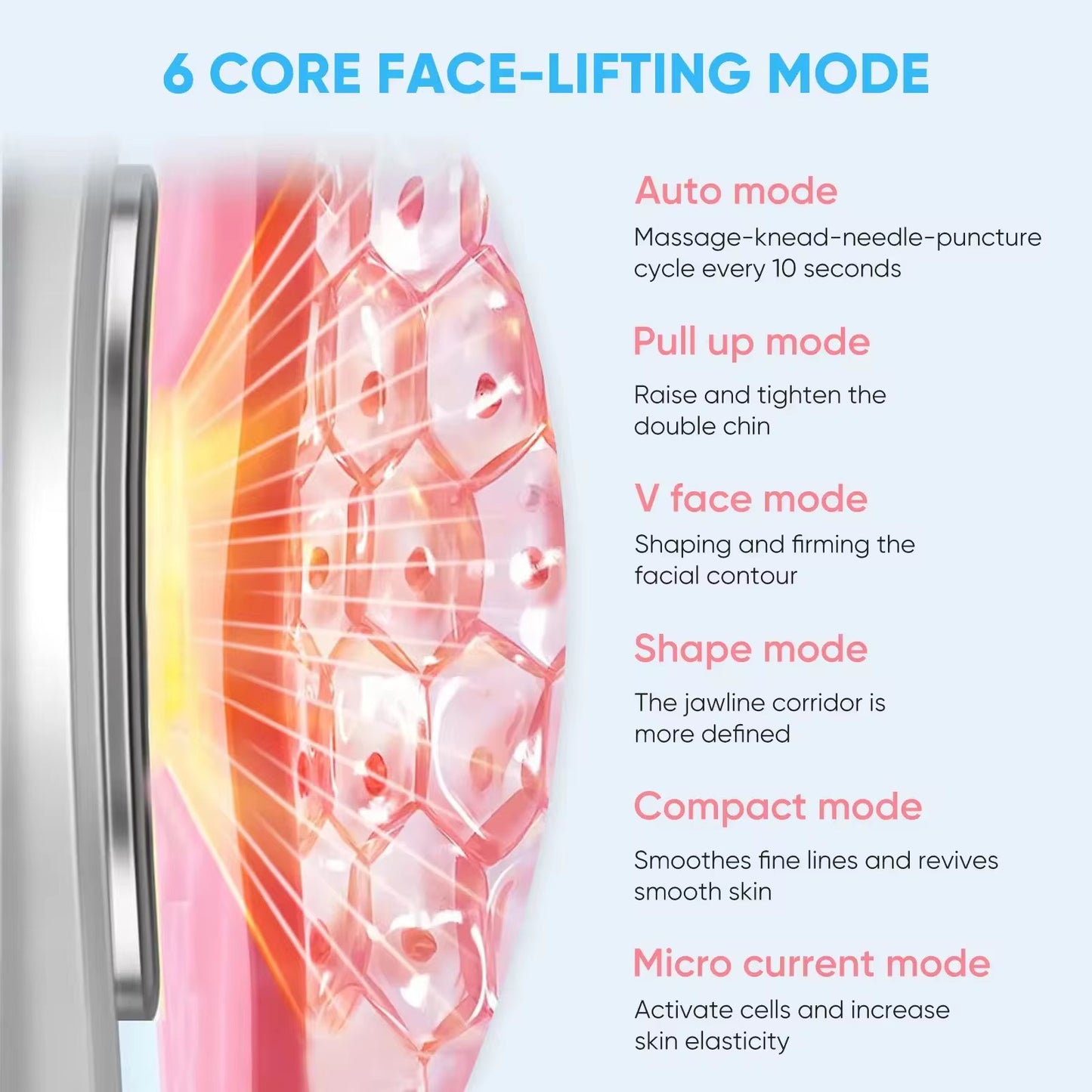V-shaped Slimming Face Device Uses High-frequency Vibration to Tighten the Contour and Eliminate Double Chins