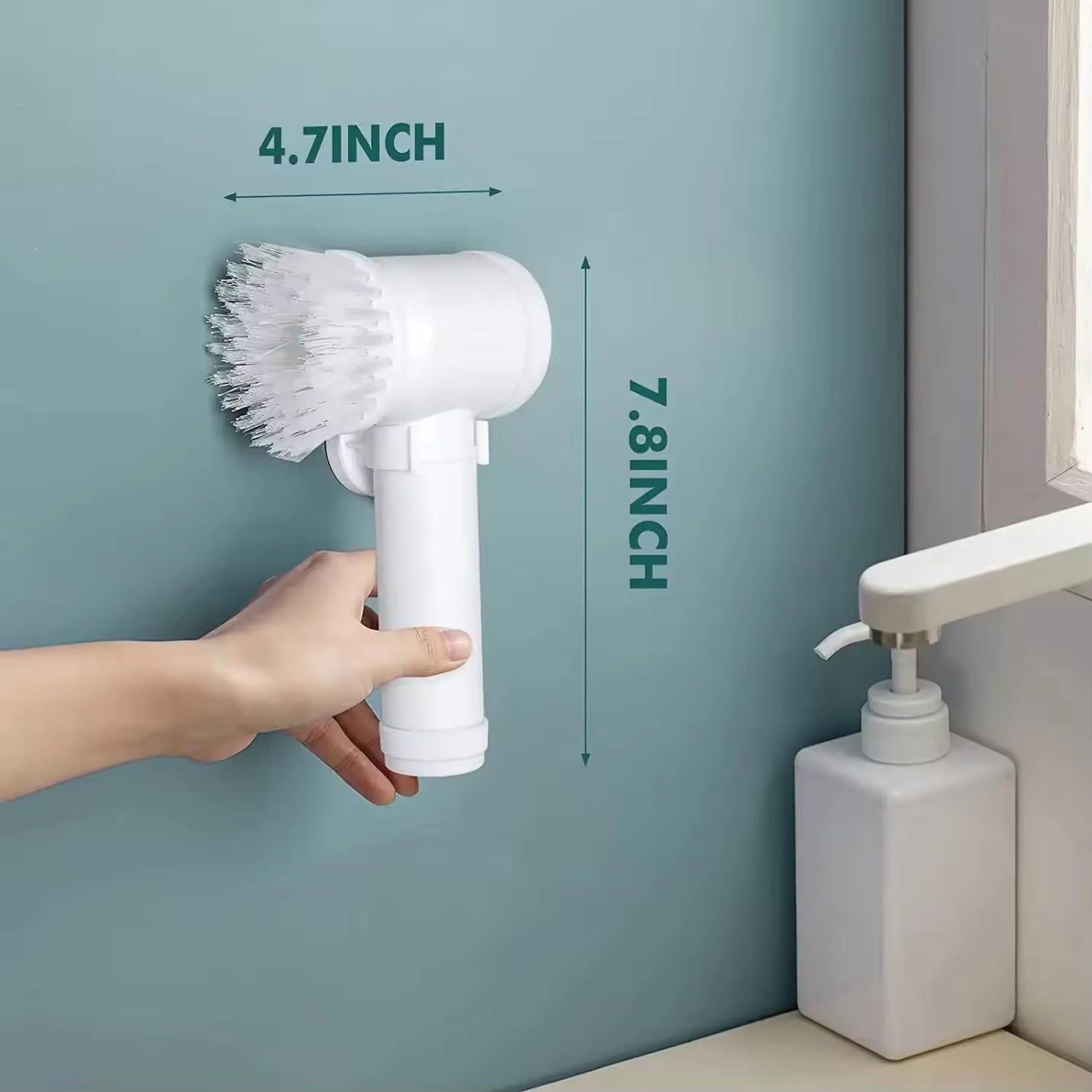 USB 5 in 1 Kitchen Dishwashing Brush