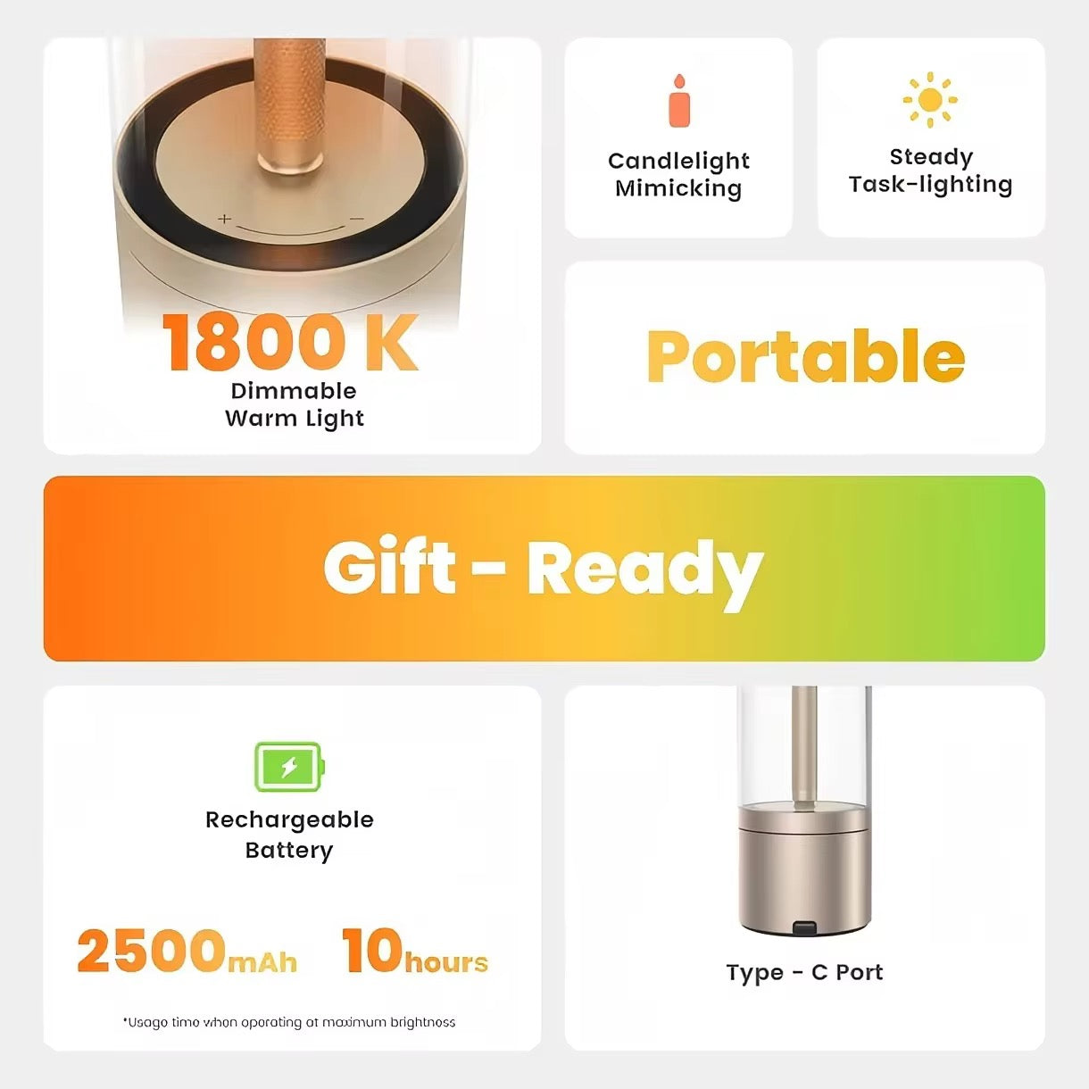 Rechargeable Led Desk Lamp