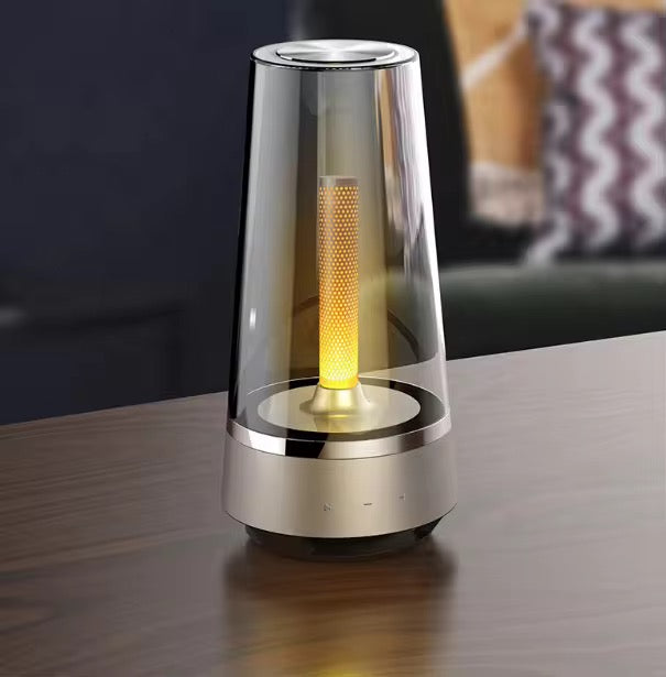 Rechargeable Led Desk Lamp Office Table Lights With Bluetooth Speaker.