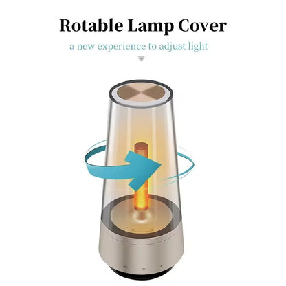 Rechargeable Led Desk Lamp Office Table Lights With Bluetooth Speaker.