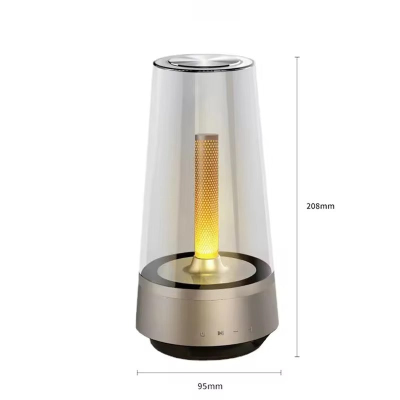 Rechargeable Led Desk Lamp Office Table Lights With Bluetooth Speaker.