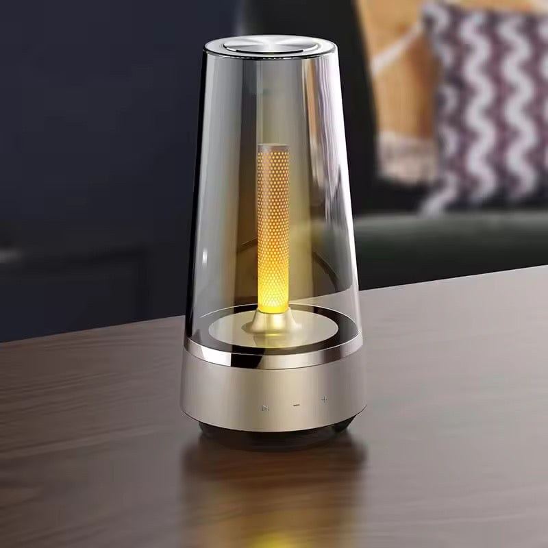 Rechargeable Led Desk Lamp Office Table Lights With Bluetooth Speaker.